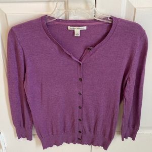 Banana Republic Plum Cardigan